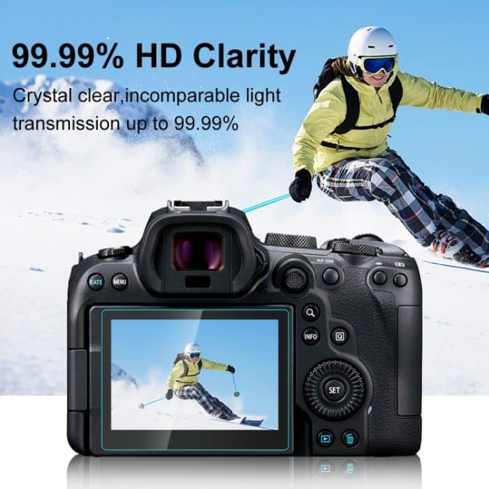 PULUZ 2.5D 9H Temperierter Glasfilm für Canon EOS R6 – Bild 8