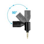 PULUZ 3,5-mm-Klinkenstecker, einseitig verstellbares Mobiltelefon-Mikrofon, 3.5mm Phone Microphone – Bild 3