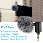 PULUZ 3,5-mm-Klinkenstecker, einseitig verstellbares Mobiltelefon-Mikrofon, 3.5mm Phone Microphone – Bild 7