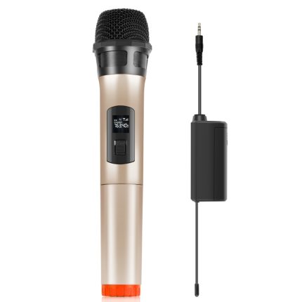 PULUZ UHF Wireless Dynamisches Mikrofon mit LED-Anzeige, UHF