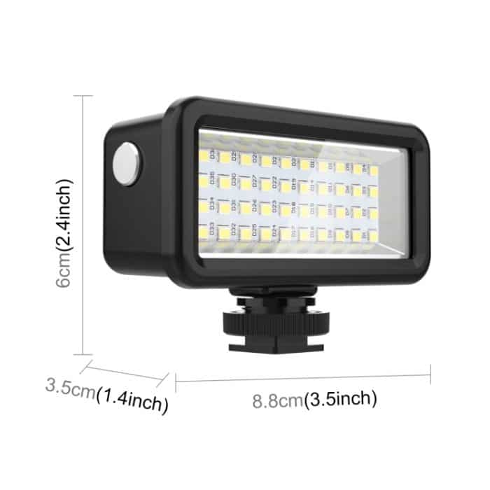 PULUZ 40 LEDs 40 m Tauchen wasserdichtes Fülllicht Kamera Video Foto Studio Licht, 40 LEDs – Bild 2