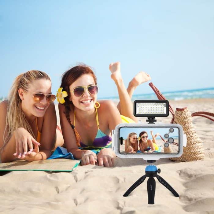 PULUZ 40 LEDs 40 m Tauchen wasserdichtes Fülllicht Kamera Video Foto Studio Licht, 40 LEDs – Bild 9