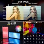 PULUZ LED-Vollfarb-RGB-Schönheits-Fülllicht, Taschen-Vlogging-Fotolicht – Bild 4