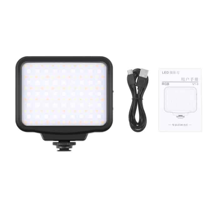 PULUZ Pocket 2500-9900K+RGB Vollfarbiges Beauty Fill Light LED-Handlicht für Fotografie auf der Kamera – Bild 10