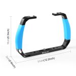 PULUZ Dual-Silikon-Griffe, Unterwasser-Tauchgerät aus Aluminiumlegierung für GoPro, andere Action-Kameras und Smartphones, For Action Cameras and Smartphones – Bild 4