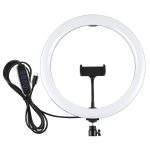 PULUZ PD20W 11,8 Zoll 30 cm Typ C 3 Modi Dimmbar Zweifarbtemperatur LED Gebogener diffuser Lichtring Vlogging Selfie Fotografie Videoleuchten mit Telefonklemme, Type-C – Bild 2