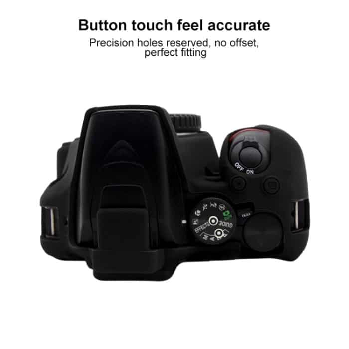 PULUZ Schutzhülle aus weichem Silikon für Nikon D3500, For Nikon D3500 – Bild 5