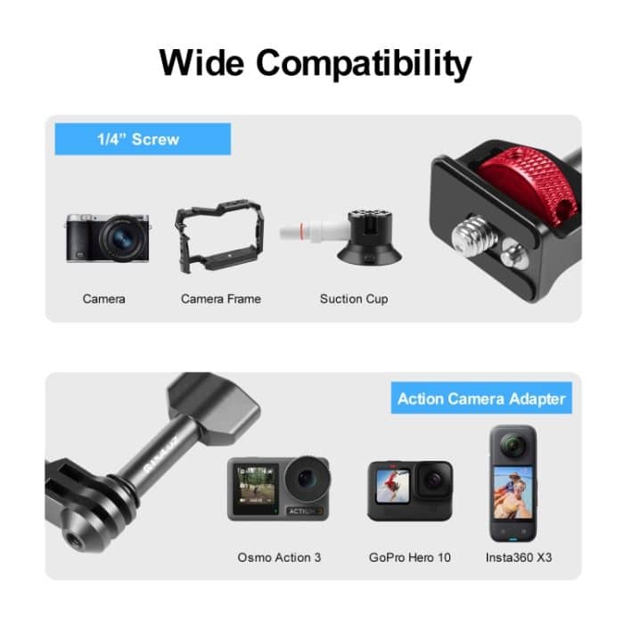 PULUZ Magic Arm Mehrweg-Kugelhalterung aus Aluminiumlegierung, Magic Arm – Bild 3