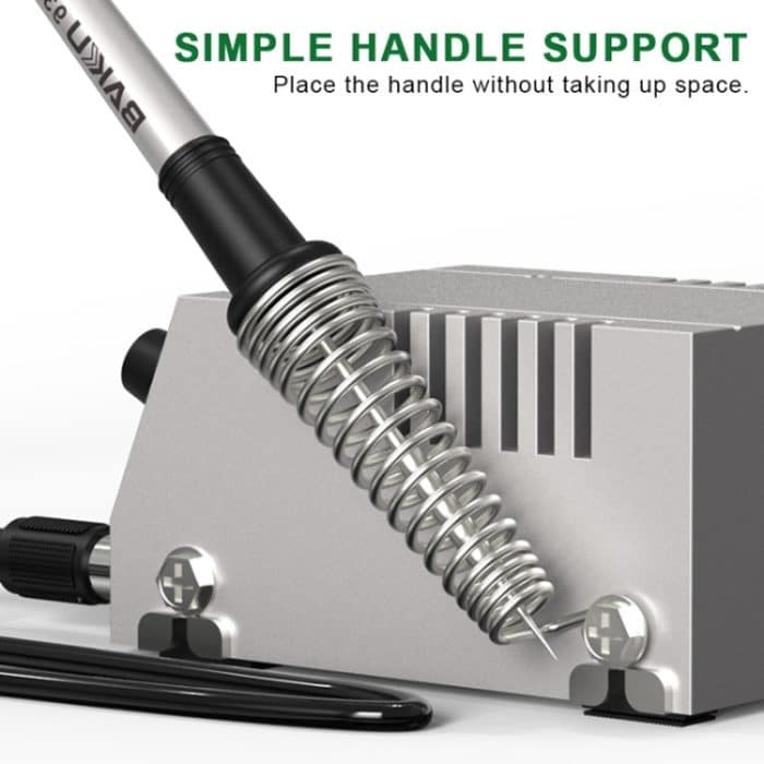 BAKU Leistungsstarke Mini-Schweißmaschine für antistatische Lötstationen, EU-Stecker (BK-938) (Silber) – Bild 6