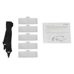 5 Linsen 1,0X-3,5X Lupenbrillenhalterung Stirnbandlupe mit 2 LED-Leuchten Augenvergrößerungsbrille Vergrößerungswerkzeug, 5 Lens 1.0X-3.5X (White) – Bild 10