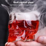 Crystal Skull Head Wodka Whisky Schnapsglas (transparent) – Bild 4