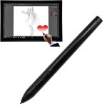 Huion P801 Drahtloser digitaler USB-Stift Stylus Wiederaufladbarer Maus-Digitalisierstift für Huion-Grafiktablett (schwarz)