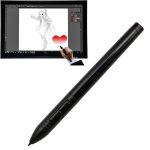 Huion P801 Drahtloser digitaler USB-Stift Stylus Wiederaufladbarer Maus-Digitalisierstift für Huion-Grafiktablett (schwarz) – Bild 2