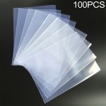 100 PCS Sealer Closer Machine Spezielle transparente Plastiktüte mit individuellem Logo und Design, Größe: 18 cm x 26 cm