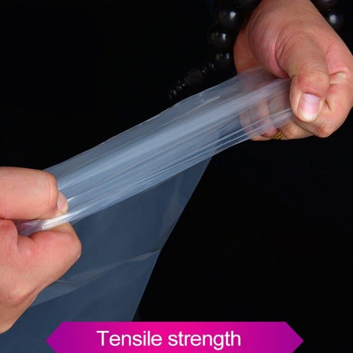 100 PCS Sealer Closer Machine Spezielle transparente Plastiktüte mit individuellem Logo und Design, Größe: 18 cm x 26 cm – Bild 5