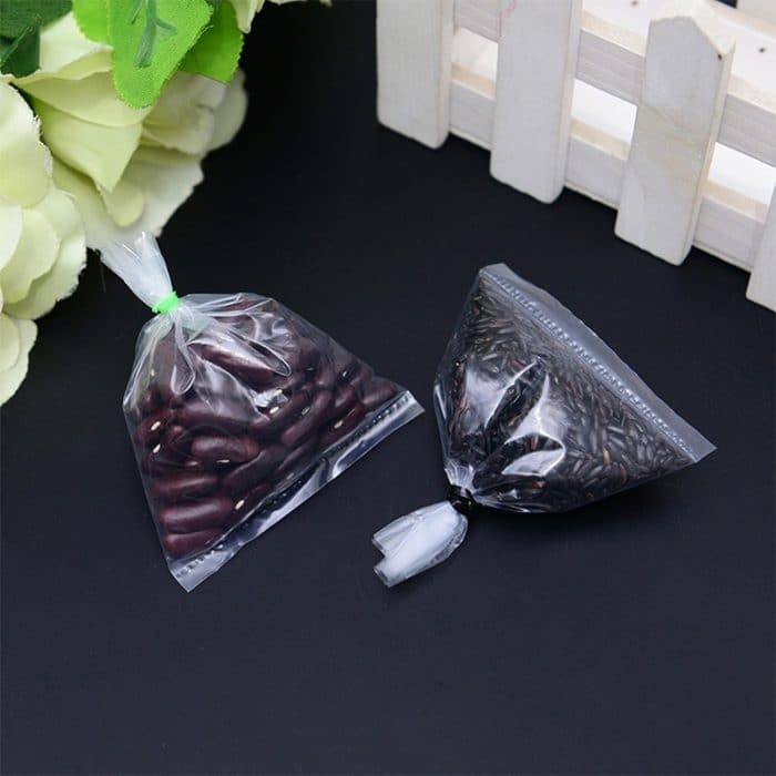 100 PCS Sealer Closer Machine Spezielle transparente Plastiktüte mit individuellem Logo und Design, Größe: 18 cm x 26 cm – Bild 8