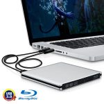 Tragbares wiederbeschreibbares DVD-/CD-Blu-ray-Laufwerk mit USB 3.0-Aluminiumlegierung für 12,7-mm-SATA-ODD/HDD, Plug-and-Play, Blu-ray Drive (Silver), Blu-ray Drive (Red)