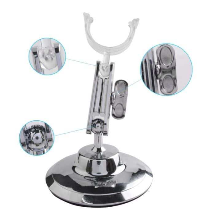 2,0 Megapixel 800X USB Digitalmikroskop mit 8 LED Weißlicht / Halter (Schwarz) – Bild 4