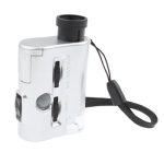 Taschenmikroskop 30X-60X mit 2-LED-Lichtern / Gelddetektorlicht – Bild 4