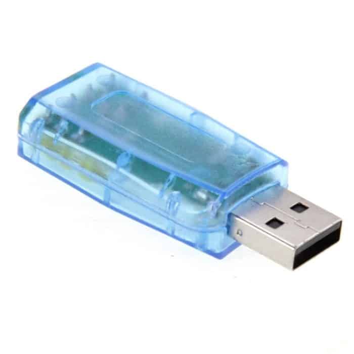 USB DSP 5.1 Externer Soundkartenadapter Monokanal (zufällige Farblieferung) – Bild 3