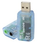 USB DSP 5.1 Externer Soundkartenadapter Monokanal (blau)