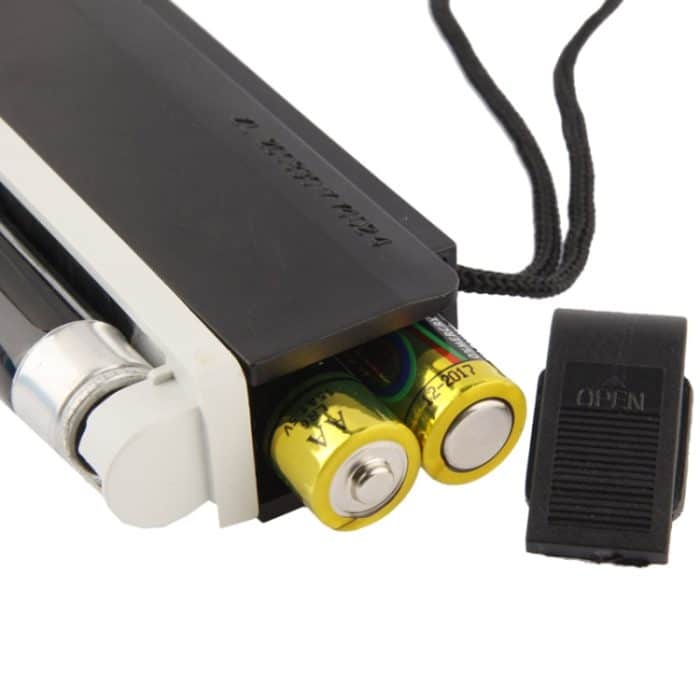 Handheld Blacklight UV-Lampe & LED-Taschenlampe, Versteckte Sicherheitsfunktionen auf Banknoten und Reisepass überprüfen (schwarz) – Bild 8