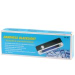 Handheld Blacklight UV-Lampe & LED-Taschenlampe, Versteckte Sicherheitsfunktionen auf Banknoten und Reisepass überprüfen (schwarz) – Bild 10