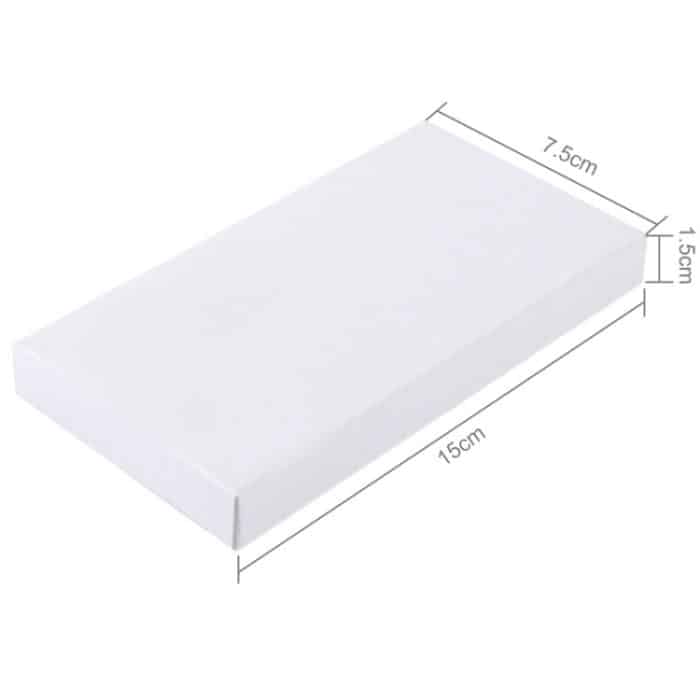Ersatzteilverpackung für iPhone 5 / 5S / 5C, 4 / 4S, 3G / 3GS, Größe: 15 cm x 7,5 cm x 1,5 cm (Weiß) – Bild 2