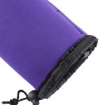 Neopren SLR Kameraobjektiv Tragetasche Tasche Tasche mit Karabinerhaken, Größe: 10x22cm (Schwarz) – Bild 5