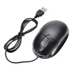1000dpi Bunte Licht USB Scroll Wheel Optische Maus (Schwarz) – Bild 3