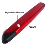 2,4 GHz Wireless Pen Mouse mit USB Mini Receiver, Übertragungsentfernung: 10 m (EL-P01) (rot) – Bild 4