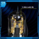 T7 Wired 3 Color Changeable 1200 DPI 1600DPI 2400DPI Gaming USB Optische Maus – Bild 12