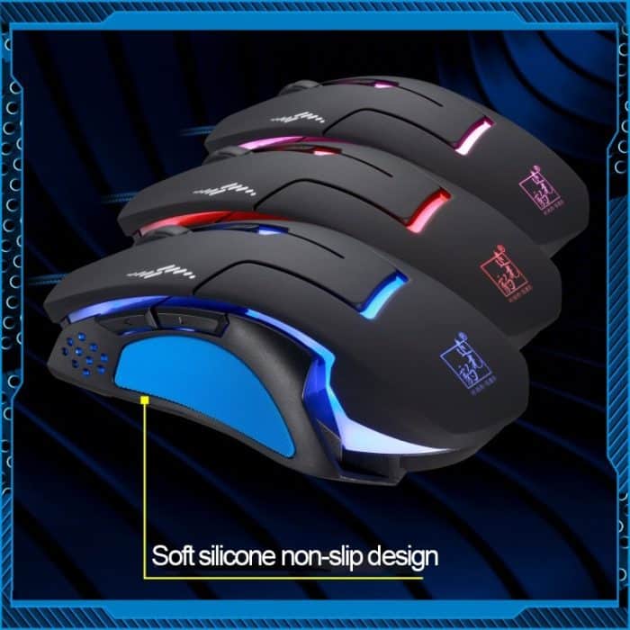 T7 Wired 3 Color Changeable 1200 DPI 1600DPI 2400DPI Gaming USB Optische Maus – Bild 3