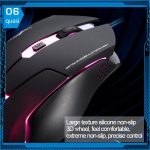 T7 Wired 3 Color Changeable 1200 DPI 1600DPI 2400DPI Gaming USB Optische Maus – Bild 9