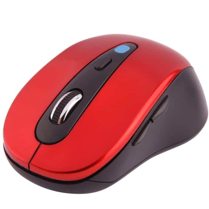 Optische Bluetooth 3.0-Maus, Arbeitsabstand: 10 m, Dark Blue, Red, Grey – Bild 2