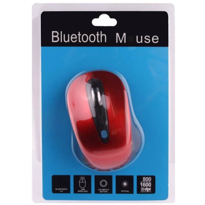 Optische Bluetooth 3.0-Maus, Arbeitsabstand: 10 m, Dark Blue, Red, Grey – Bild 6