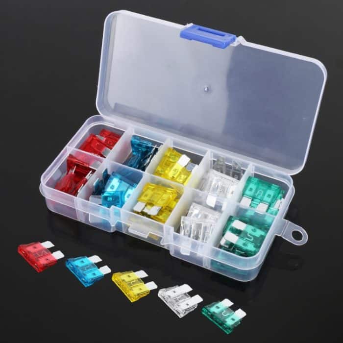 50 PCS 10A / 15A / 20A / 25A / 30A Blattsicherungen für Kraftfahrzeuge – Bild 1