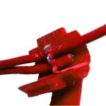 100 Stück Kabelclip, anpassbar an Leitungsdurchmesser: 0,3–0,7 mm (rot) – Bild 3