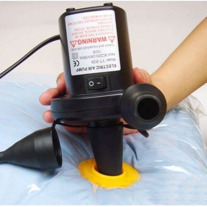 JY-019 50Hz 150W AC elektrische Luftpumpe mit 3 x Düsen, AC 220V, (EU-Stecker) (schwarz) – Bild 12