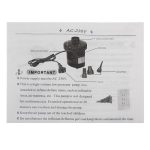 JY-019 50Hz 150W AC elektrische Luftpumpe mit 3 x Düsen, AC 220V, (EU-Stecker) (schwarz) – Bild 10