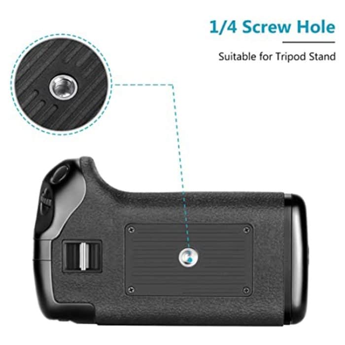 Batteriegriff für Canon EOS 550D mit zwei Batteriehaltern – Bild 2