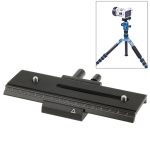2-Wege-Macro Focus Rail Slider Langstativ-Stativkopfplatte (schwarz) – Bild 2