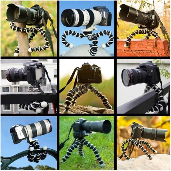 Digitalkamerastativ mit flexiblem Griff (Belastung: 3 kg) (schwarz) – Bild 10