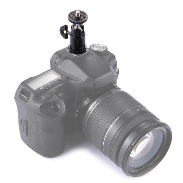 Stativköpfe aus Aluminiumlegierung mit heißem Schuh, 1/4 Zoll Außenschraubenadapter – Bild 5