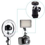 Stativköpfe aus Aluminiumlegierung mit heißem Schuh, 1/4 Zoll Außenschraubenadapter – Bild 6