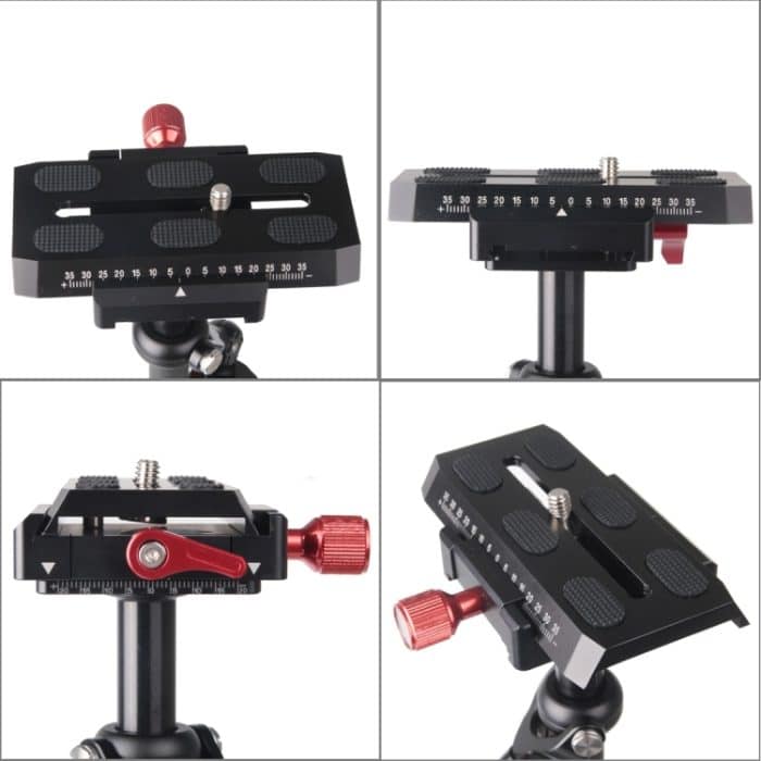 Letspro Adjustable Plate Carbon Fiber Slider Professioneller Stabilisator für Kamera / DV / DSLR / Camcorder (SK-500) – Bild 9