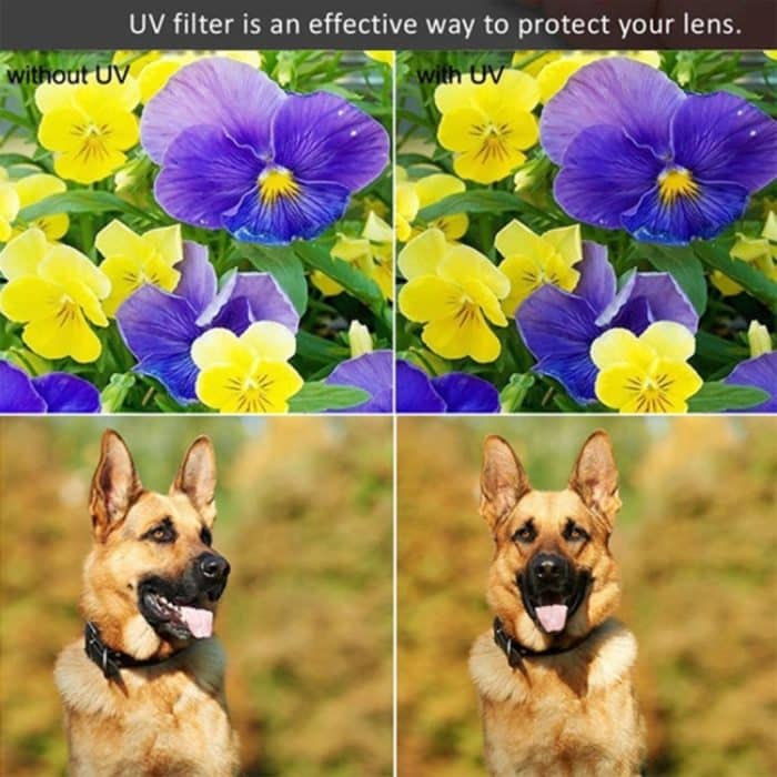 52-mm-Digitalkamera-Aluminiumlegierungsrahmenobjektiv UV-Filter, 52mm – Bild 8