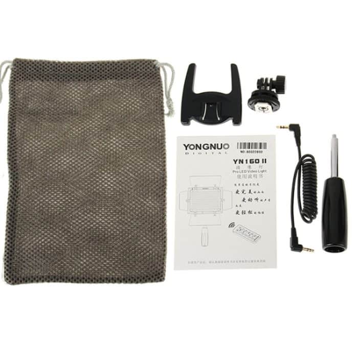 YONGNUO YN-160 II LED-Videoleuchte mit Luminanzfernbedienung für Canon Nikon DSLR-Kamera – Bild 9