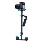 PULUZ 38,5–61 cm Kohlefaser-Handstabilisator für DSLR- und DV-Digitalvideos und Kameras, Tragfähigkeitsbereich 0,5–3 kg, S60T Black, S60T Blue, S60T Red, S60T Green, S60T Orange – Bild 4