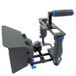 YELANGU YLG1103A-B Käfigstabilisator mit großem Griff für Videokameras + Matte Box Kit für DSLR-Kamera / Videokamera – Bild 3